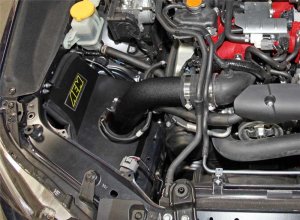 Subaru WRX STi Performance Air Intake - AEM Induction - Cold Air Intake System - Wrinkle Black - `15-`17